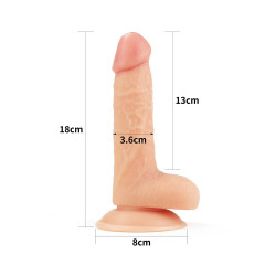 Lovetoy 7 Inch The Ultra Soft Dude Dildo